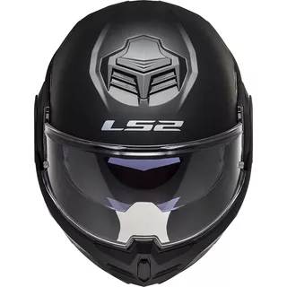 Flip-Up Motorcycle Helmet LS2 FF906 Advant Solid Matte Black P/J