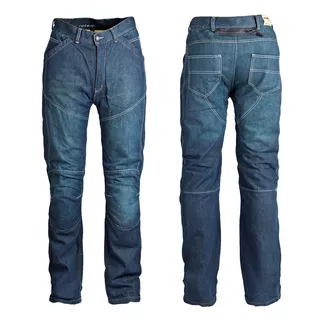 Herren Motorradjeans ROLEFF Kevlar - blau