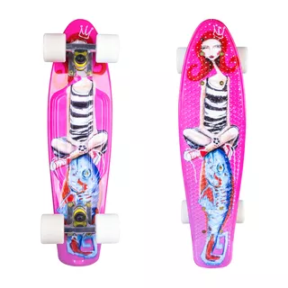 Penny board ArtFish Girl 22" - mix