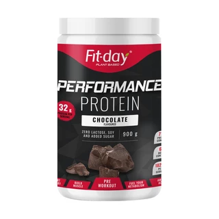 Proteinový nápoj Fit-day Protein Performance 900 g - káva