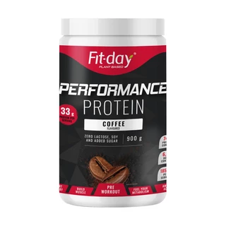 Proteinový nápoj Fit-day Protein Performance 900 g - káva
