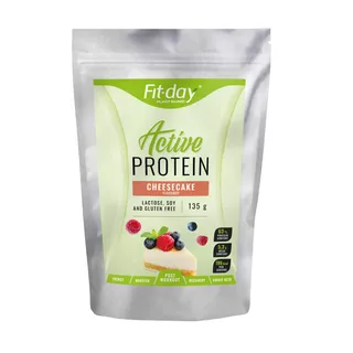 Proteínový nápoj Fit-day Protein Active 135 g - cheesecake