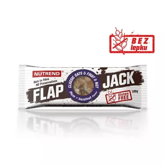 FlapJack GLUTEN FREE Bar Nutrend – 100g - Chocolate + coconut with dark chocolate