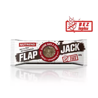 FlapJack GLUTEN FREE Bar Nutrend – 100g - Blueberry + Cranberry with yoghurt frosting