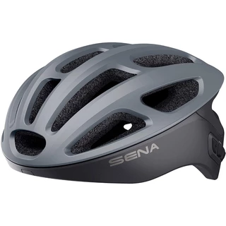 Cyklo prilba SENA R1 s integrovaným headsetom - matná šedá