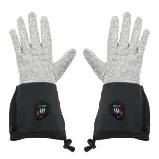 Glovii GEG Universale beheizbare Handschuhe - S-M - schwarz-grau