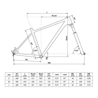 Horský bicykel KELLYS GIBON 70 27,5" - model 2019 - S (15,5")