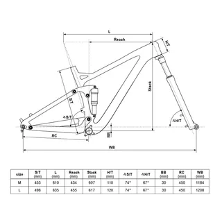 Celoodpružené kolo KELLYS SLANGER 30 29" - model 2019