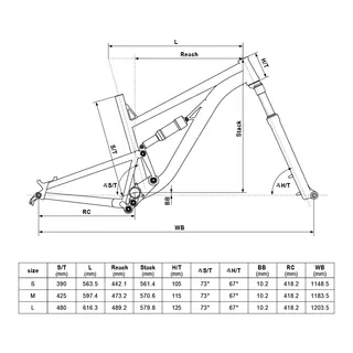 Celoodpružený bicykel KELLYS THORX 30 27,5" - model 2019 - M (17")