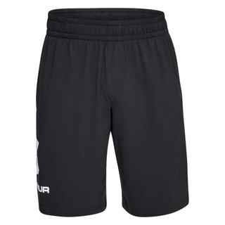 Men’s Shorts Under Armour Sportstyle Cotton Graphic Short - Steel Light Heather - Black/White