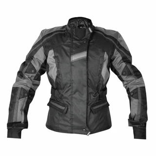 Dámská textilní bunda Rebelhorn GLAM - černá, L - černo-šedá