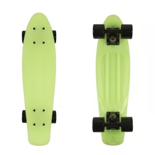 Glow Penny Board Fish Classic Glow 22” - Green-Black-Black - Green-Black-Black