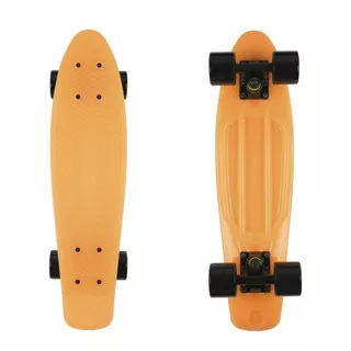 Glow Penny Board Fish Classic Glow 22” - Orange-Black-Black - Orange-Black-Black