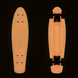 Glow Penny Board Fish Classic Glow 22” - Orange-Black-Black