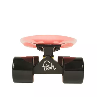 Svietiaci penny board Fish Classic Glow 22" - Orange-Black-Black