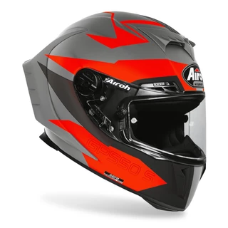 Moto přilba Airoh GP 550S Vector černá/oranžová/stříbrná-matná 2021