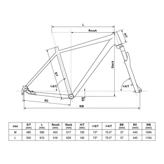 Pánsky crossový bicykel KELLYS PHANATIC 30 28" 6.0 - Grey
