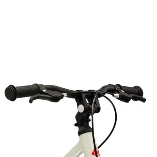 Dětské kolo Kross Liftie 14" - model 2025 - šedá / červená / lesk