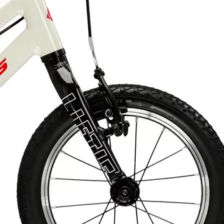 Dětské kolo Kross Liftie 14" - model 2025 - šedá / červená / lesk