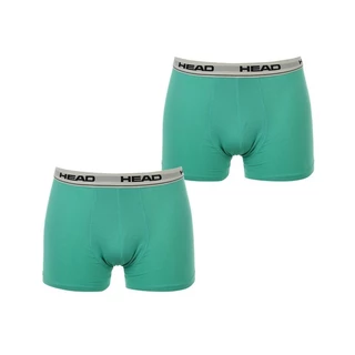 Men’s Boxer Shorts Head Basic Boxer – 2 Pairs - Grey-White - Green