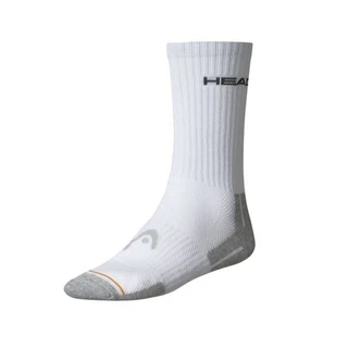 Socks Head Performance Long Crew UNISEX - 3 pairs - White Grey - White Grey