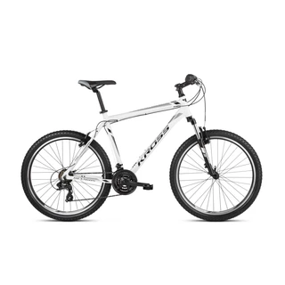 Mountain Bike Kross Hexagon 1.0 26” – 2021 - Black/White/Blue - Black/White/Grey