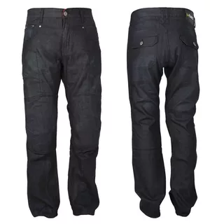 Men's moto jeans W-TEC Roadsign - Black - Black