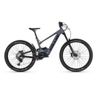 Celoodpružené elektrokolo KELLYS THEOS R50 LTD P 725Wh 29"/27,5" - model 2025 - Magic Green - Steel Blue