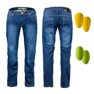 Pánské moto jeansy W-TEC R-1027 - modrá - modrá