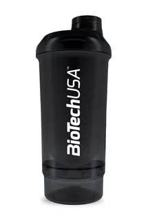 Keverőpalack Biotech Wave+ Compact 500 ml (+150 ml) - Magenta - füstös