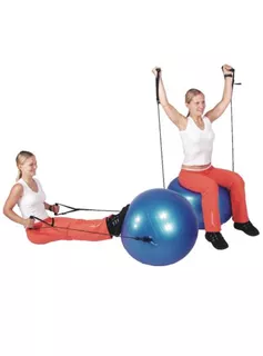 Gymnastická lopta s úchytkami inSPORTline 75 cm