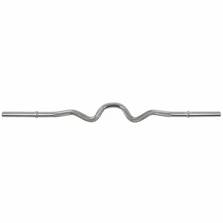 Curled Barbell Bar inSPORTline 120 cm/30 mm RB-47G Without Threading