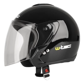 Motorcycle Helmet W-TEC MAX617 - Silver - Black