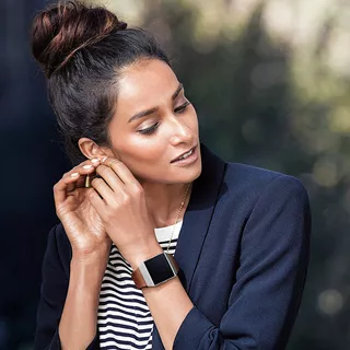 Fitbit ionic perforated leather band outlet