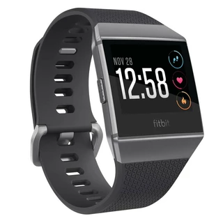 FITBIT Ionic Intelligente Uhr - Blue-Gray/White - Charcoal/Smoke Gray