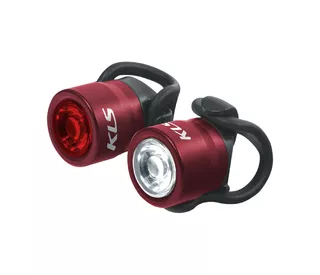 Bicycle Light Set Kellys IO - Red