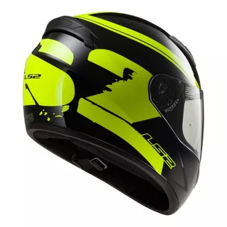 Motoros sisak LS2 Rookie Fluo Black-Hi-Vis Yellow