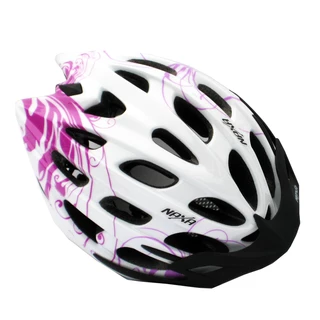 Bike helmet Naxa BX2 - White-Black - White-Purple