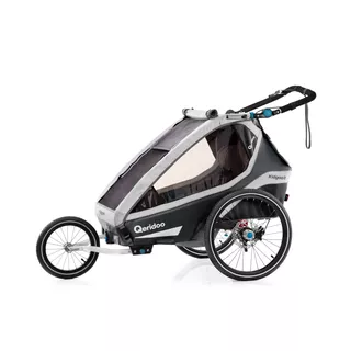 Vozík za kolo Qeridoo KidGoo 1 Pro - Anthracite Grey - Anthracite Grey