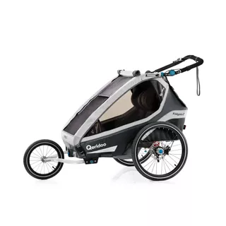 Multifunktionaler Kinderwagen Qeridoo KidGoo 2 Pro - Anthracite Grey - Anthracite Grey