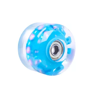 Light-Up Skateboard Wheel PU 50*36mm + ABEC Bearings - Black - Blue