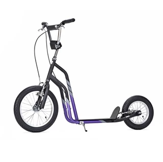 City-Line 16'+12' Scooter Roller Tretroller - schwarz-violett