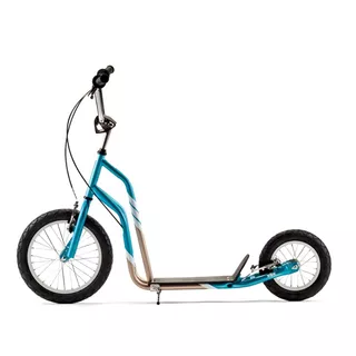 City-Line 16'+12' Scooter Roller Tretroller - hellblau-golden