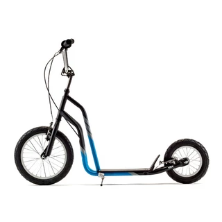 City-Line 16'+12' Scooter Roller Tretroller - schwarz-blau - schwarz-blau