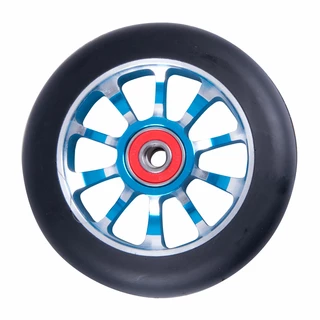 Spare wheel for scooter FOX PRO Raw 03 100 mm - Blue-Red - Black-Blue