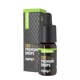 CBD kapky Eighty8 Natural 24% 10 ml