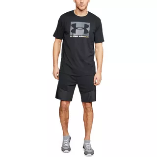 Pánske kraťasy Under Armour Threadborne Terry Short - Black/Black