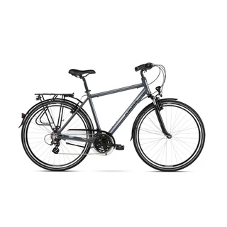 Pánsky trekingový bicykel Kross Trans 2.0 28" Gen 002 - grafitová/čierna - grafitová/čierna