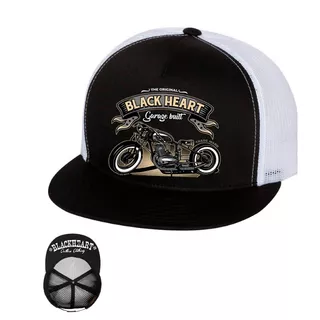 Šiltovka BLACK HEART 350 Trucker - biela - biela