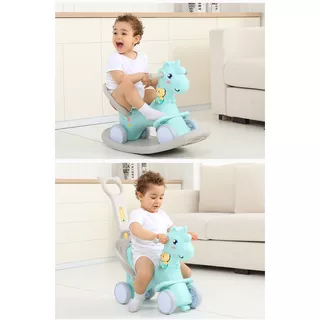 Konik na biegunach i rowerek biegowy 4w1 inSPORTline Mustangino